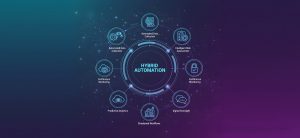 A modern flat-style illustration of a compliance professional using audit automation tools on a computer, surrounded by icons representing checklists, analytics, and workflow automation.